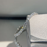 Silver Bracelet "Elegance"-Jewelry-Pisani Maura-White-17 cm-Pisani Maura