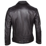 LEATHER JACKET "BIKER"-Leather jacket-Pisani Maura-Pisani Maura