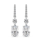 Silver Earrings "Precious"-Jewelry-Pisani Maura-White-Pisani Maura