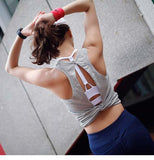 Yoga Tank Top "Sexy"-Sport clothing-Pisani Maura-Gray-S-Pisani Maura