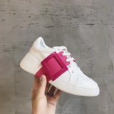 Sneakers "Buckle up"-Sneakers-Pisani Maura-Rosy Red-35-Pisani Maura