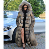Genuine Raccoon Fur coat "Original"-Fur coats-Pisani Maura-as picture-S fur bust 88cm-Pisani Maura