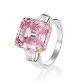 Silver Ring "Cocktail"-Jewelry-Pisani Maura-5-Pink Sapphire-Pisani Maura
