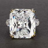 Silver Ring "Squared"-Jewelry-Pisani Maura-5-White-Pisani Maura