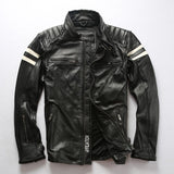 LEATHER JACKET "TAKING OVER"-Leather jacket-Pisani Maura-Pisani Maura