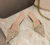 Flats Low Heels "Pearls"