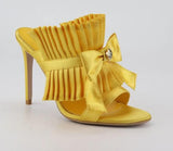 Sandals Mid-Heels "Stylish"-Sandals-Pisani Maura-Yellow-35-Pisani Maura