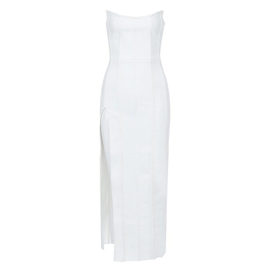 Dress "Signature"-Dress-Pisani Maura-White-XS-Pisani Maura
