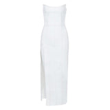 Dress "Signature"-Dress-Pisani Maura-White-XS-Pisani Maura