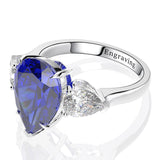 Silver RIng "Bumblebee"-Jewelry-Pisani Maura-5-Royal Blue-Pisani Maura