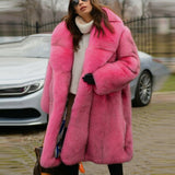 Genuine Fox Fur Coat "Erotika"-Fur coats-Pisani Maura-Pisani Maura