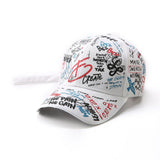 BASEBALL CAP "GRAFFITI"-Hat-Pisani Maura-white-Pisani Maura