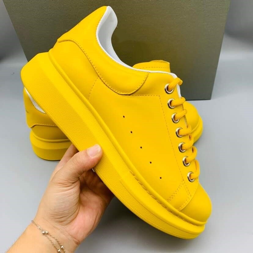 Sneakers "Alice"-Sneakers-Pisani Maura-Yellow-35-Pisani Maura
