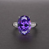 Silver Ring "Style"-Jewelry-Pisani Maura-5-Purple-Pisani Maura