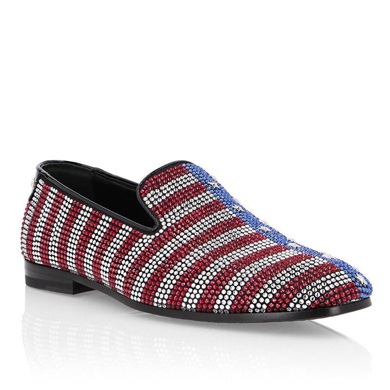 NOT OF THIS EARTH LOAFERS "GOD BLESS"-Shoes-Pisani Maura-Pisani Maura