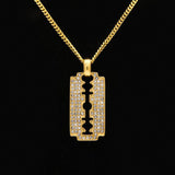 ICED OUT NECKLACE "ALL OVER"-Jewelry-Pisani Maura-gold-60cm-Pisani Maura