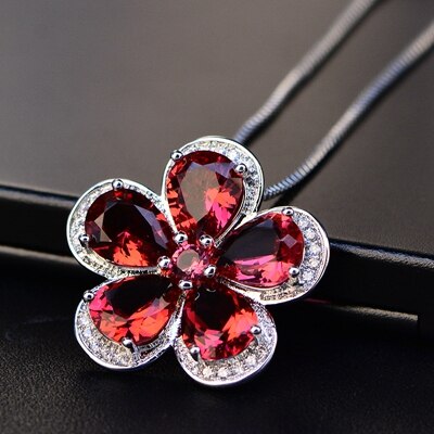 Silver Set Ring, Earrings & Pendant "Flowers"-Jewelry-Pisani Maura-necklace-6-45cm-Pisani Maura