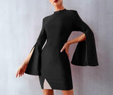 Mini Dress "Oriental"-Dress-Pisani Maura-Black-XS-Pisani Maura