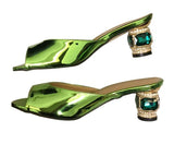 Sandals Lo-Heels "Mirrors"-Sandals-Pisani Maura-Pisani Maura