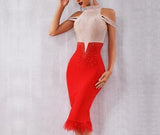 Dress "Alone"-Dress-Pisani Maura-Red-XS-Pisani Maura