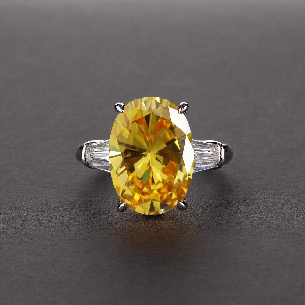 Silver Ring "Style"-Jewelry-Pisani Maura-5-Yellow-Pisani Maura