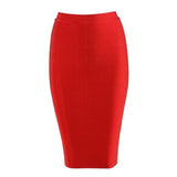 Mid Skirt "Statement"-Skirt-Pisani Maura-Red-XS-Pisani Maura