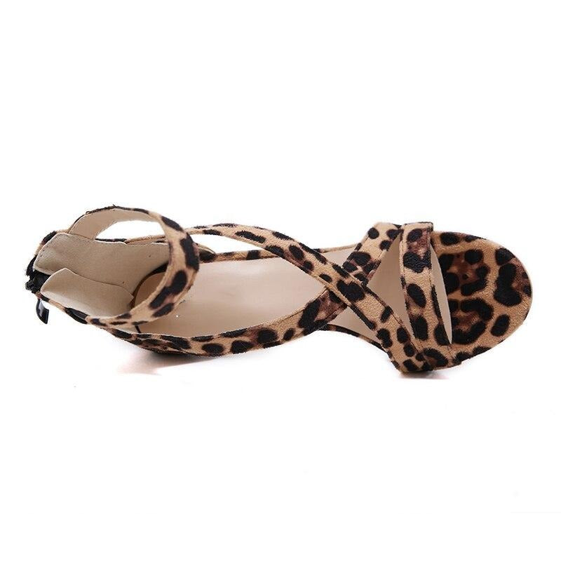 Sandals High Heels "Leopard"