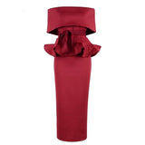 Sleeveless Dress "Signature"-Suits-Pisani Maura-Wine Red-XS-Pisani Maura