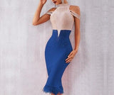 Dress "Alone"-Dress-Pisani Maura-Blue-XS-Pisani Maura