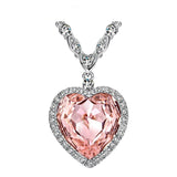Necklace "Ocean's Heart"-Jewelry-Pisani Maura-Pink-Pisani Maura