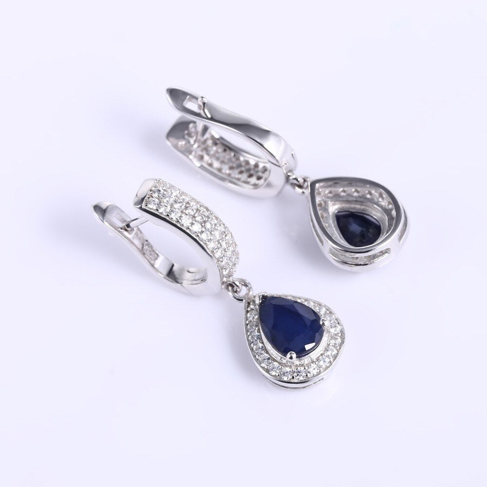 Silver Earrings "Tear Drop"-Jewelry-Pisani Maura-Pisani Maura