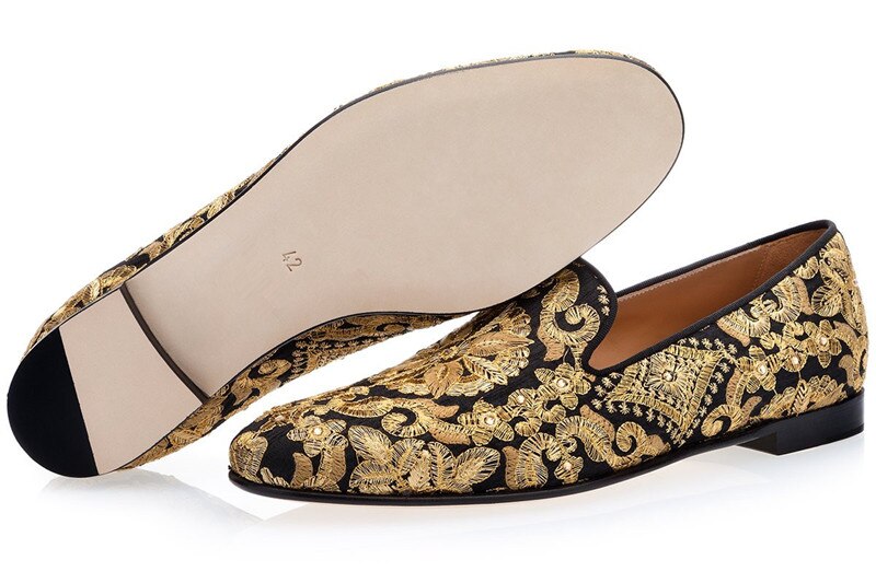 EMBROIDERED LOAFERS "MOROCCAN ROYALTY"-Shoes-Pisani Maura-Pisani Maura