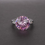 Silver Ring "Rich"-Jewelry-Pisani Maura-5-Pink Sapphire-Pisani Maura