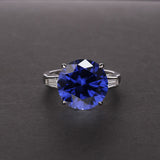 Silver Ring "Jealousy"-Jewelry-Pisani Maura-5-Blue-Pisani Maura