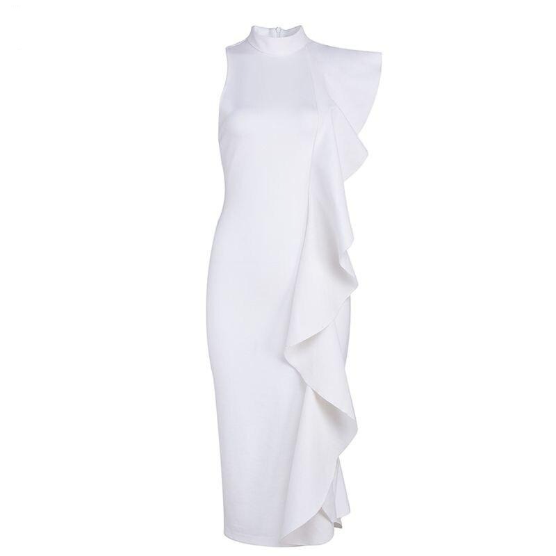 Sleeveless Dress "Ribbon"-Dress-Pisani Maura-White-S-Pisani Maura