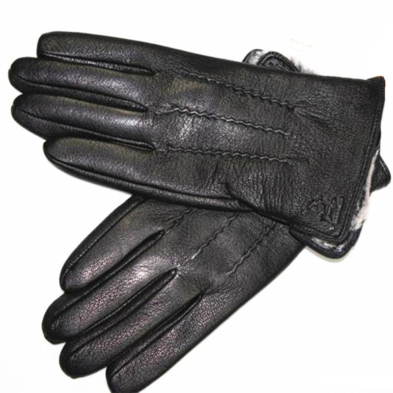 DEERSKIN LEATHER GLOVES-Gloves-Pisani Maura-Pisani Maura