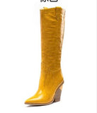 Boots Hi Wedge "Jungle Bound"-Boots-Pisani Maura-yellow-35-Pisani Maura