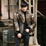 Mink & Raccoon Genuine Fur Coat "Signature"-Fur coat-Pisani Maura-as picture-S-Pisani Maura