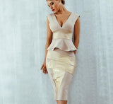 Sleeveless Dress "Original"-Dress-Pisani Maura-Apricot-XS-Pisani Maura