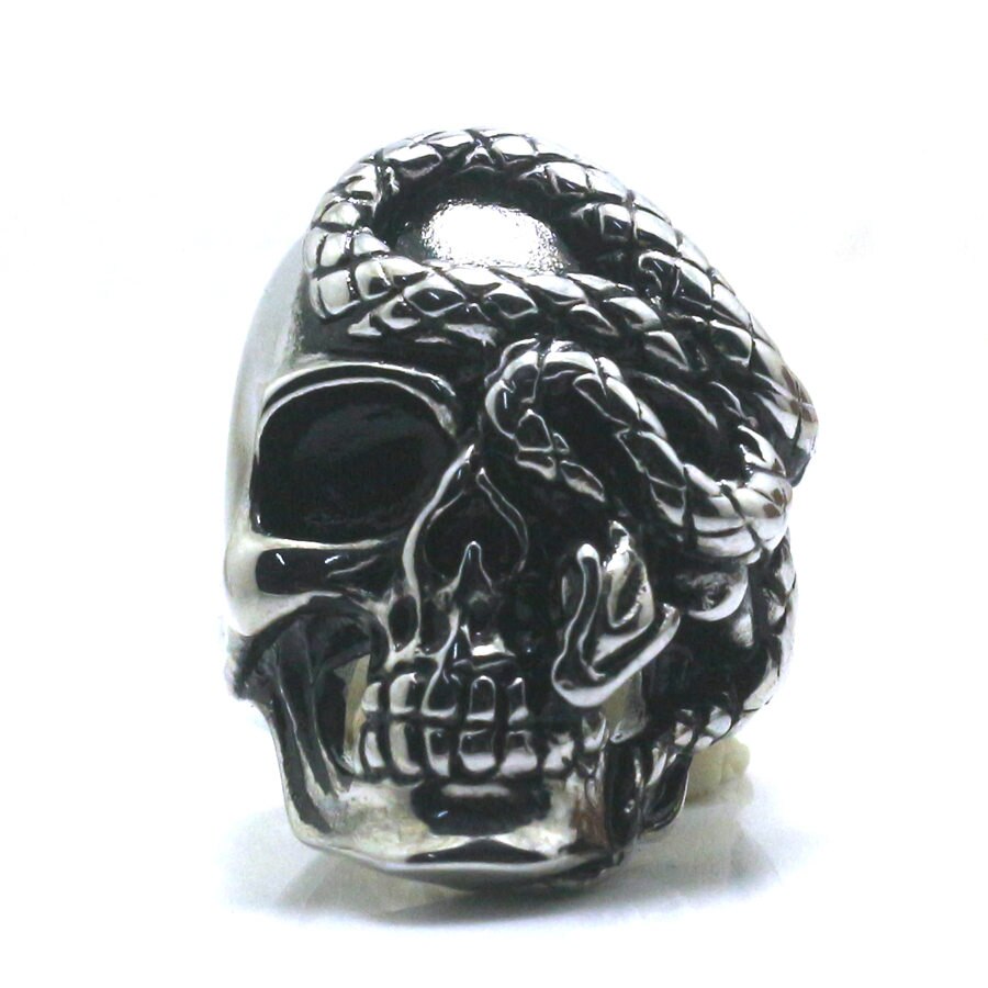 Ring "The Skull"-Rings-Pisani Maura-7-Silver Silver-Pisani Maura