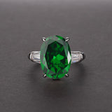 Silver Ring "Style"-Jewelry-Pisani Maura-5-Green-Pisani Maura