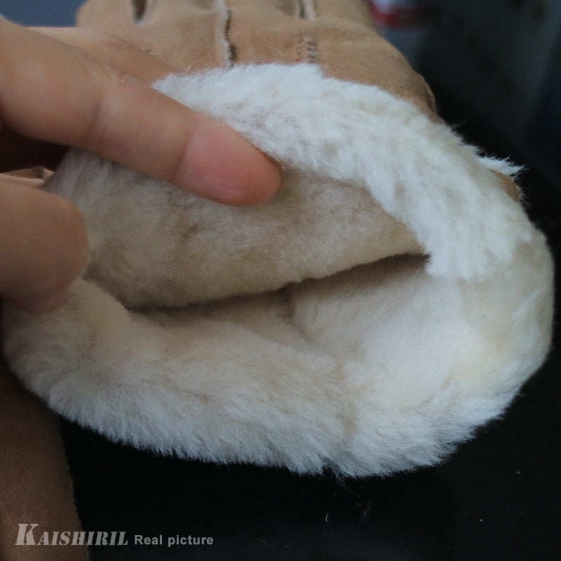 SHEEPSKIN LEATHER GLOVES-Gloves-Pisani Maura-Pisani Maura