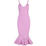 Tank Top Dress "Maremaid"-Dress-Pisani Maura-Pink-XS-Pisani Maura