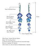 Silver Earrings "Cascade"-Jewelry-Pisani Maura-Pisani Maura