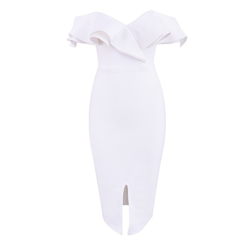 Bandage Dress "Pristine"-Dress-Pisani Maura-White-XS-Pisani Maura