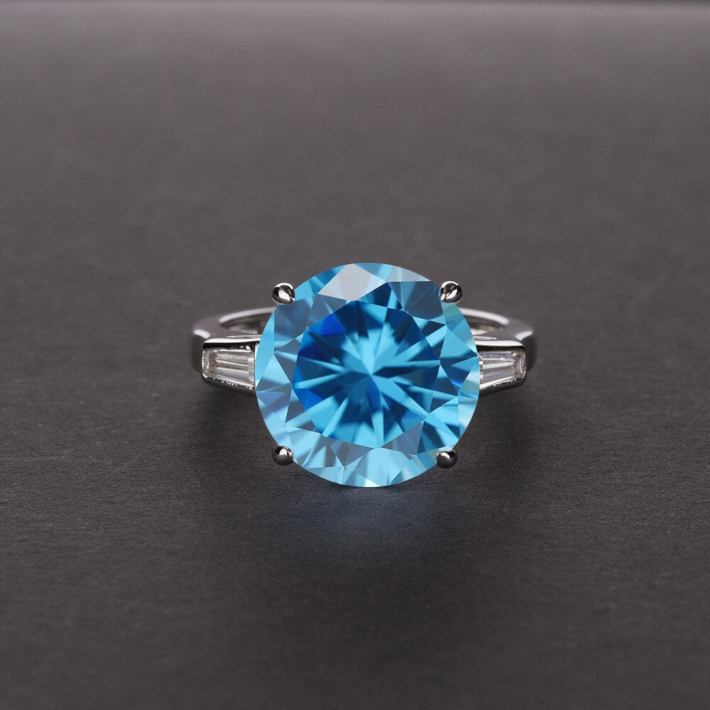 Silver Ring "Jealousy"-Jewelry-Pisani Maura-5-Sky Blue-Pisani Maura