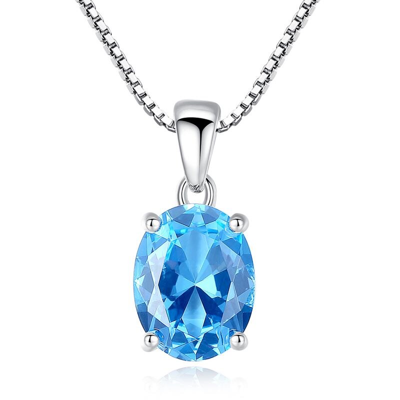 Necklace "Ocean"-Jewelry-Pisani Maura-Sky Blue-45 CM-Pisani Maura