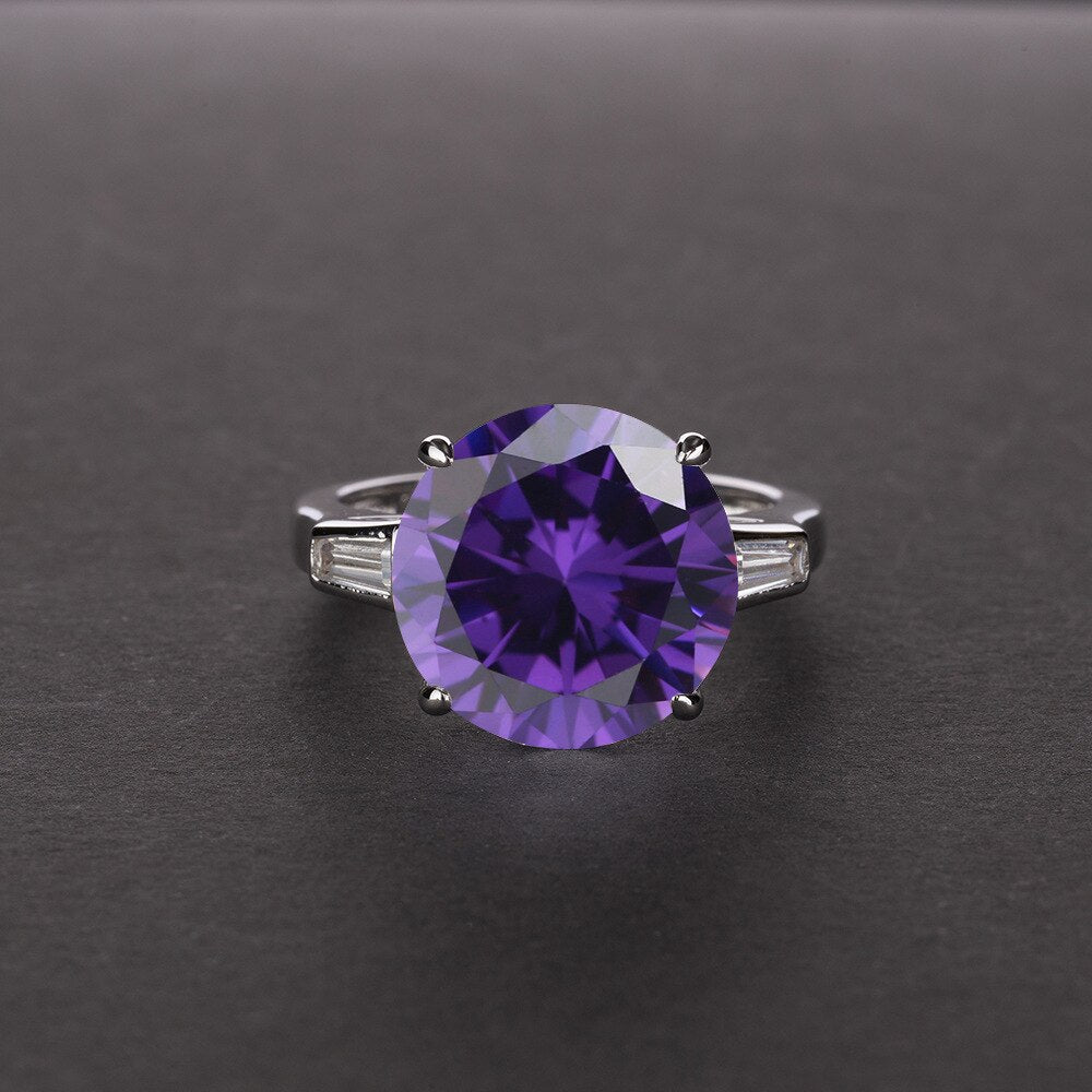 Silver Ring "Jealousy"-Jewelry-Pisani Maura-5-Purple-Pisani Maura