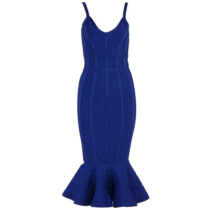 Tank Top Dress "Maremaid"-Dress-Pisani Maura-Blue-XS-Pisani Maura