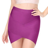 Skirt "Tied up"-Skirt-Pisani Maura-Violet-S-Pisani Maura